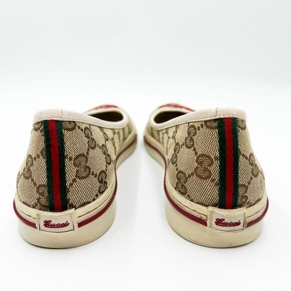 Gucci GG Supreme Monogram Slip On Flats Size 39, 9 - Picture 6 of 14